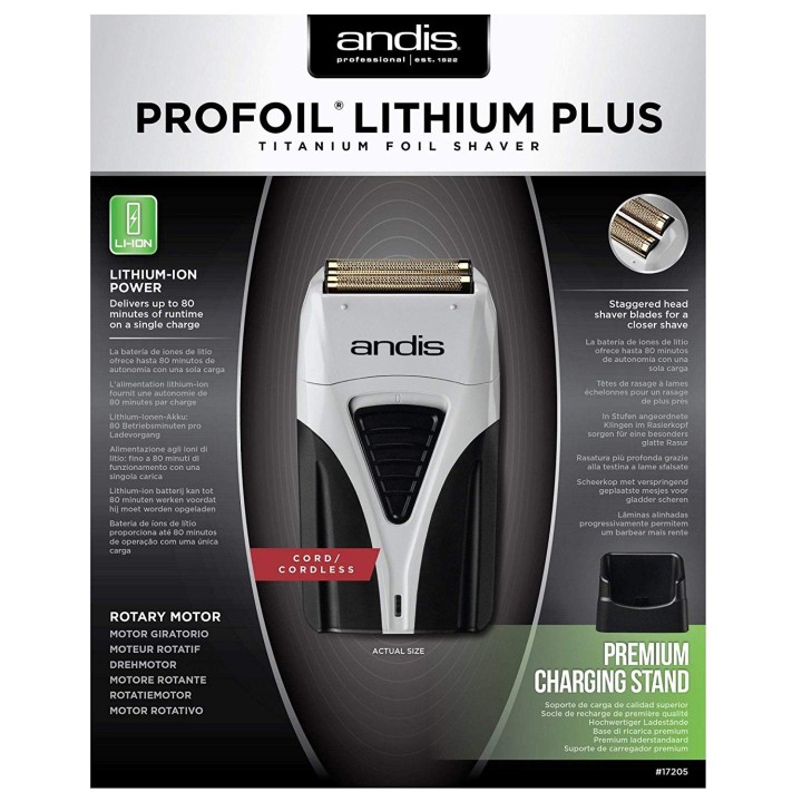 Afeitadora Profoil Lithium Plus Shaver Andis