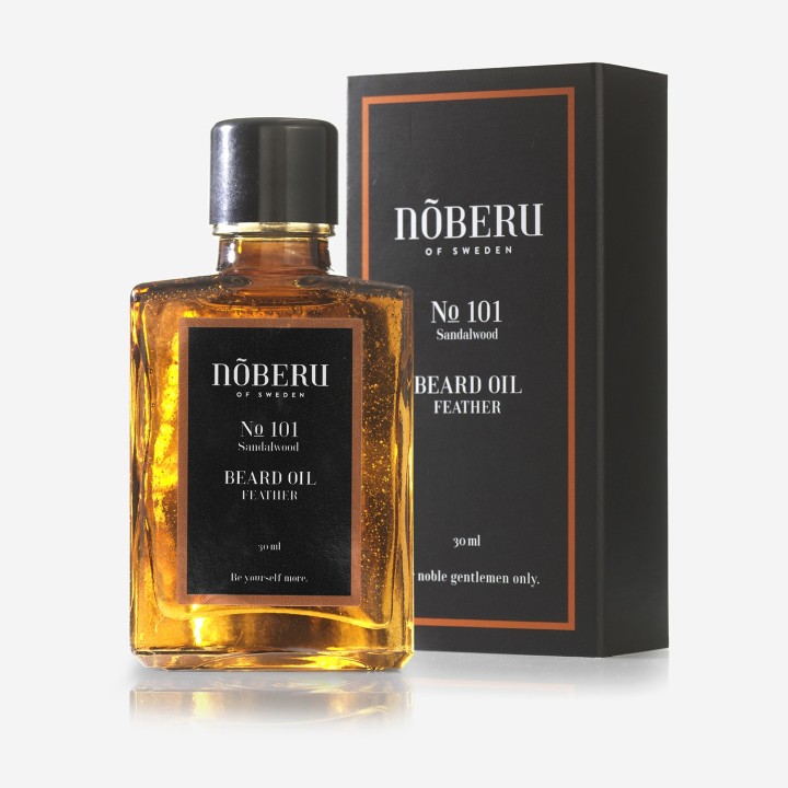 Aceite para Barba Ligero Sándalo Noberu Of Sweden 30ml