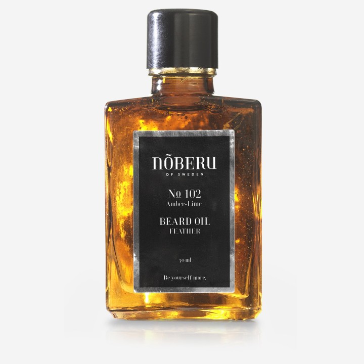Noberu Of Sweden Amber Lime Feather Beard Oil 30ml