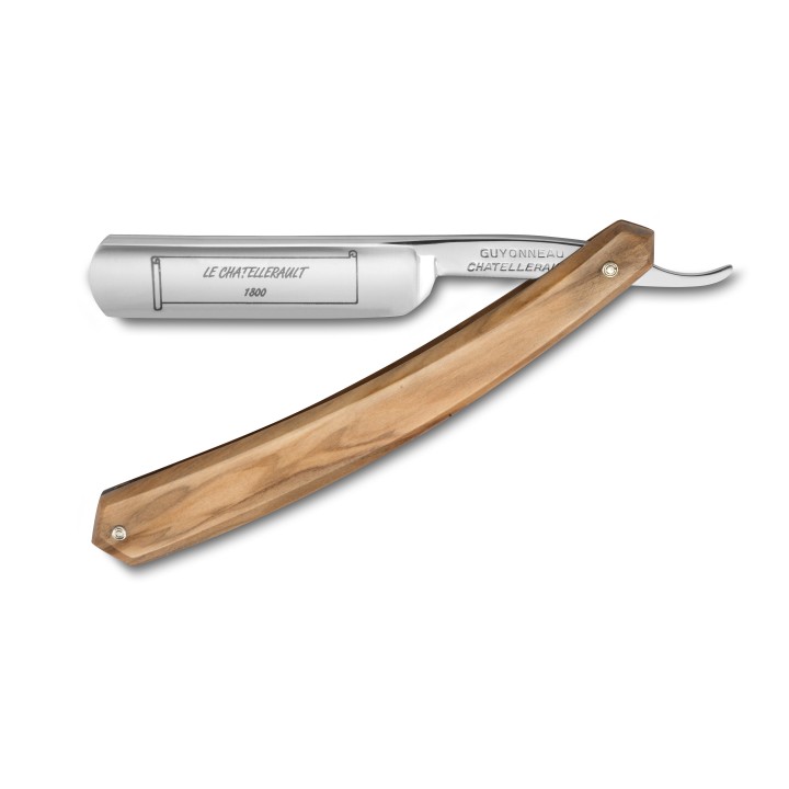 Thiers-Issard 4/8 Straight Razor Le Chatellerault Olivewood