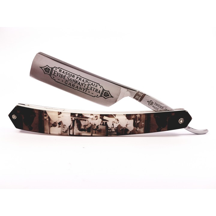 Navaja 6/8 1196 Thiers Issard Inlay Barber