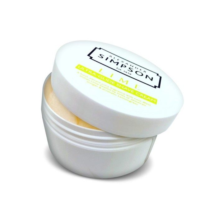 Simpson Lime Ultra-Glide Shave Cream 180ml