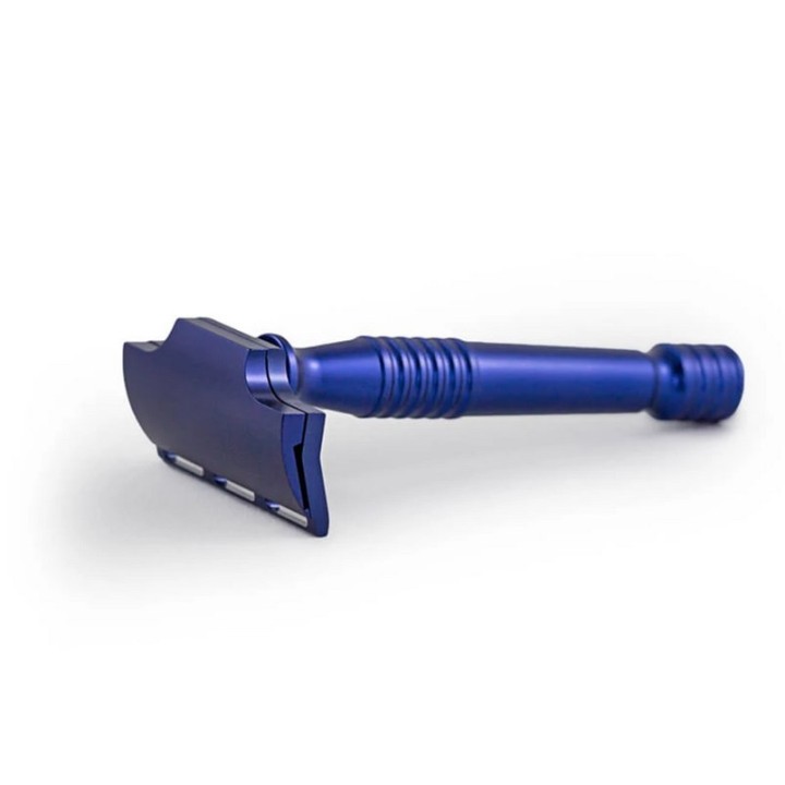 Maquinilla de Afeitar Hawk Hulk Azul Eléctrico ECO Razorock