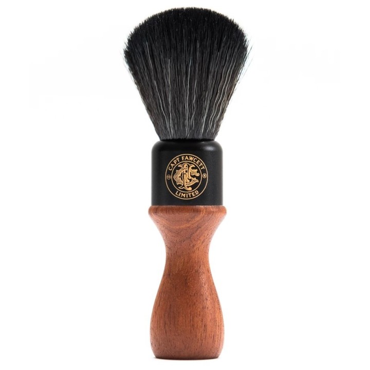 Captain Fawcett Wooden Handled Synthetic Fibre Shaving Brush