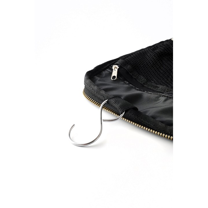 Neceser Cuero con Colgador Verde Militar