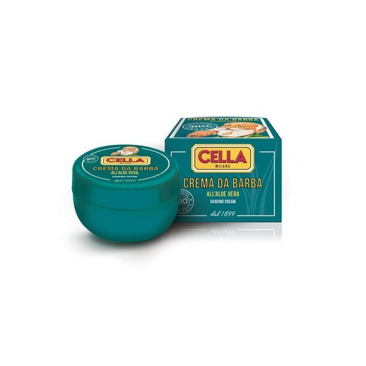 Jabón de Afeitar Orgánico BIO Aloe Vera Cella Milano 150ml
