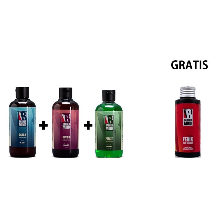 River, Forest and Ocean Pack. Powders Free.