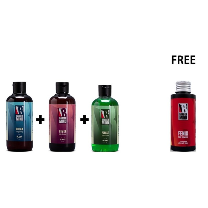 Pack River, Forest y Ocean. Polvos de Regalo.