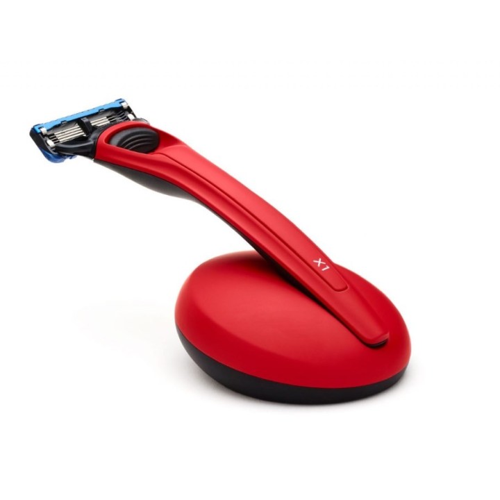 Bolin Webb X1 Red Matte Razor & Stand