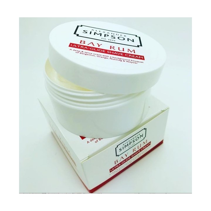 Simpson Bay Rum Ultra-Glide Shave Cream 180ml