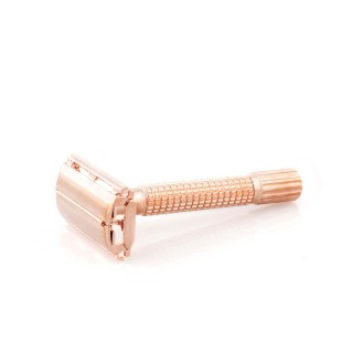Epsilon Double Edge Butterfly Safety Razor Rose Gold
