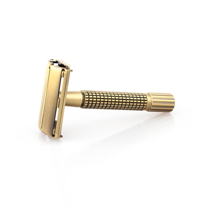 Epsilon Double Edge Butterfly Safety Razor Copper