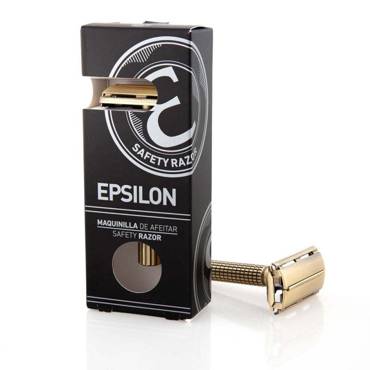Epsilon Double Edge Butterfly Safety Razor Copper