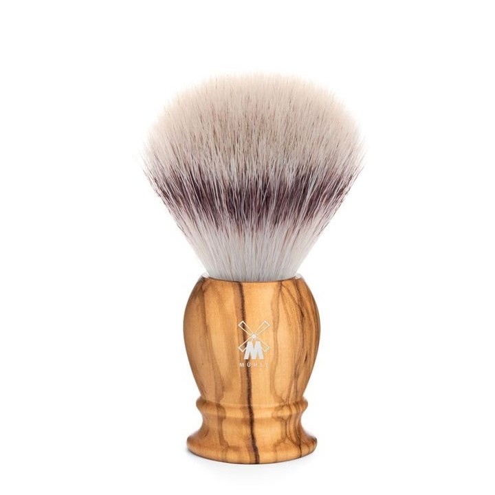 Brocha de Afeitar Mühle Fibra M "Punta Plata" Olivo