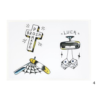 Brosh Nº4 Sticker Sheet