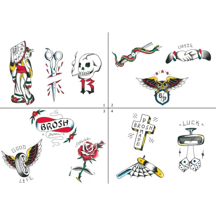 Brosh 4 Sticker Sheet