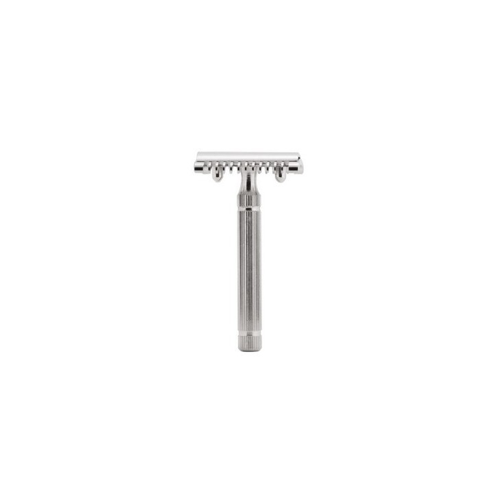 Fatip Double Edge Safety Razor Open Comb Chrome Piccolo