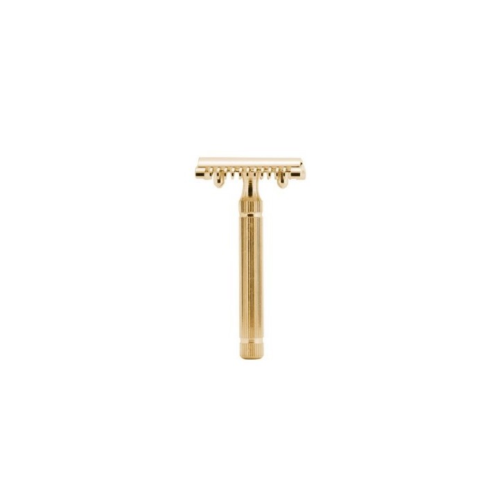 Fatip Double Edge Safety Razor Open Comb Gold Piccolo