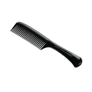 Acca Kappa Black Comb with Handle medium teeth 22,5cm