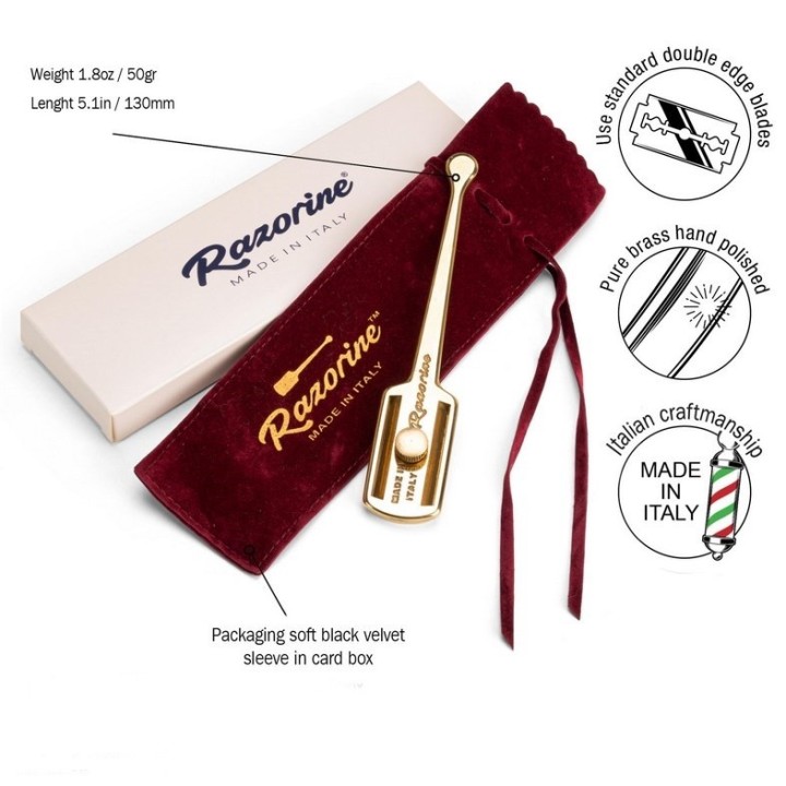 Razorine Original Brass Razor