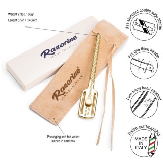 Maquinilla de Afeitar Latón Premium Razorine
