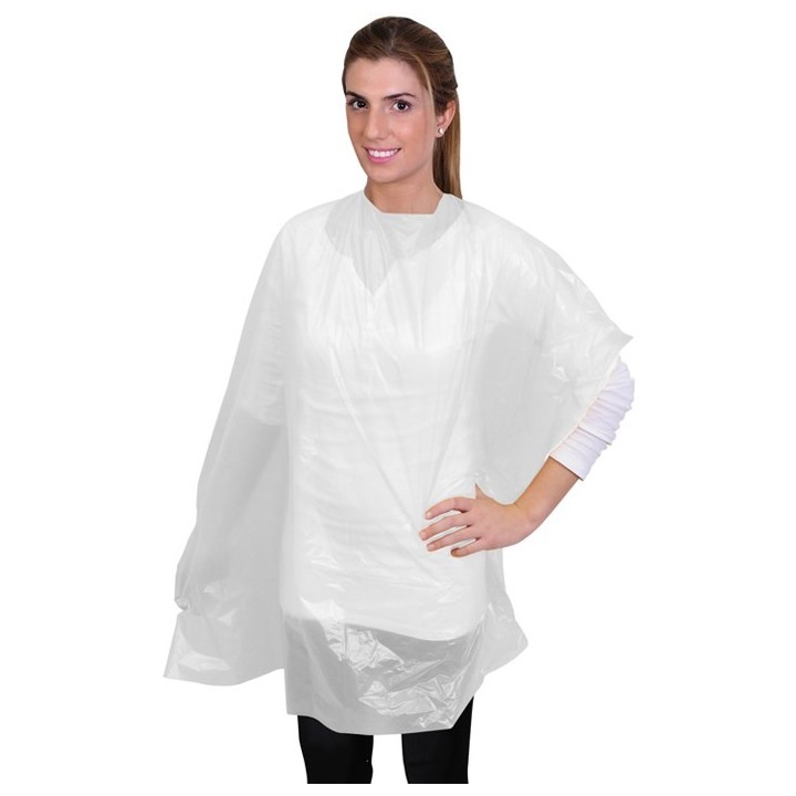 White single-use capes. 30 Units