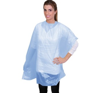 Blue single-use capes. 30 Units