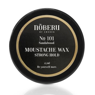 Cera para Bigote Fijación Fuerte Sándalo Noberu Of Sweden 25ml