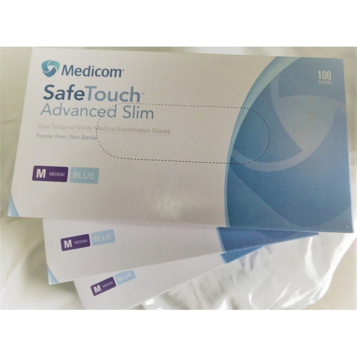 Guantes Azules Nitrilo Talla L 100und