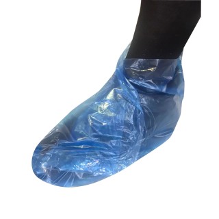 Blue Plastic Shoe Cover. Box 200 units