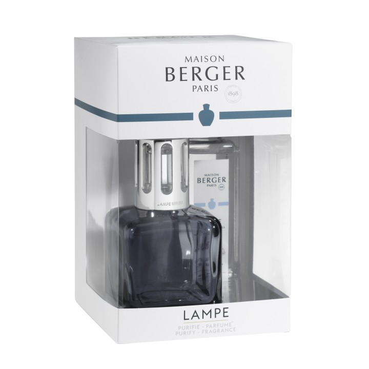 Maison Berger Paris 1898 Institutional Collection Grey Lamp + Pure White Tea Perfume 250ml