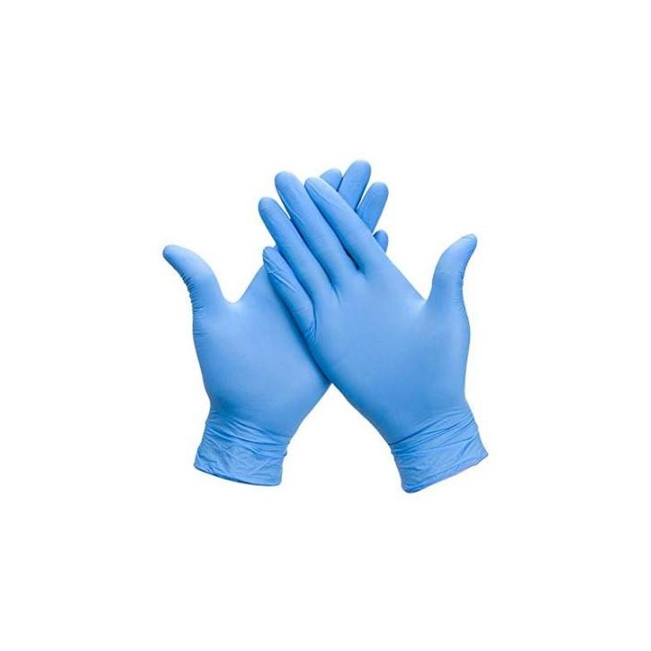 Guantes Azules Nitrilo Talla L 100und