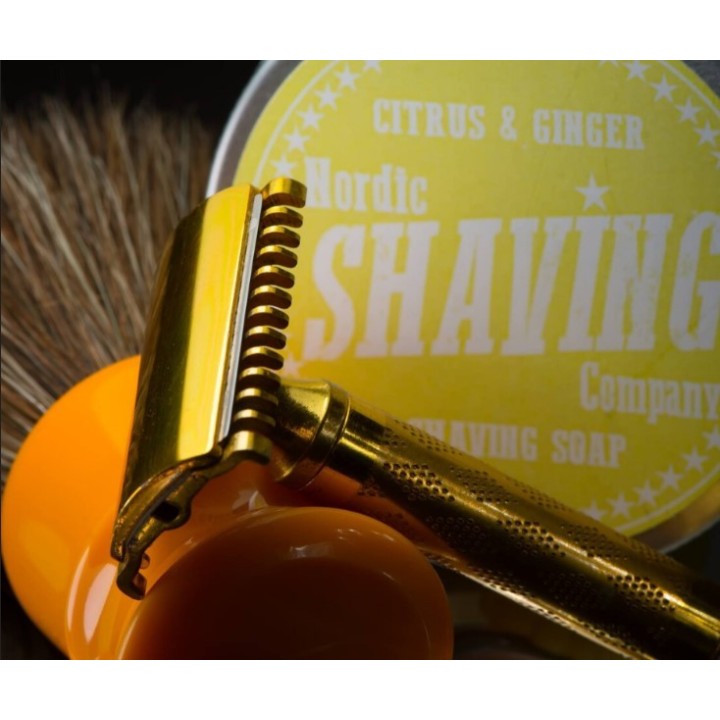 Nordic Shaving Soaps Citrus & Ginger Shaving Soap 80g