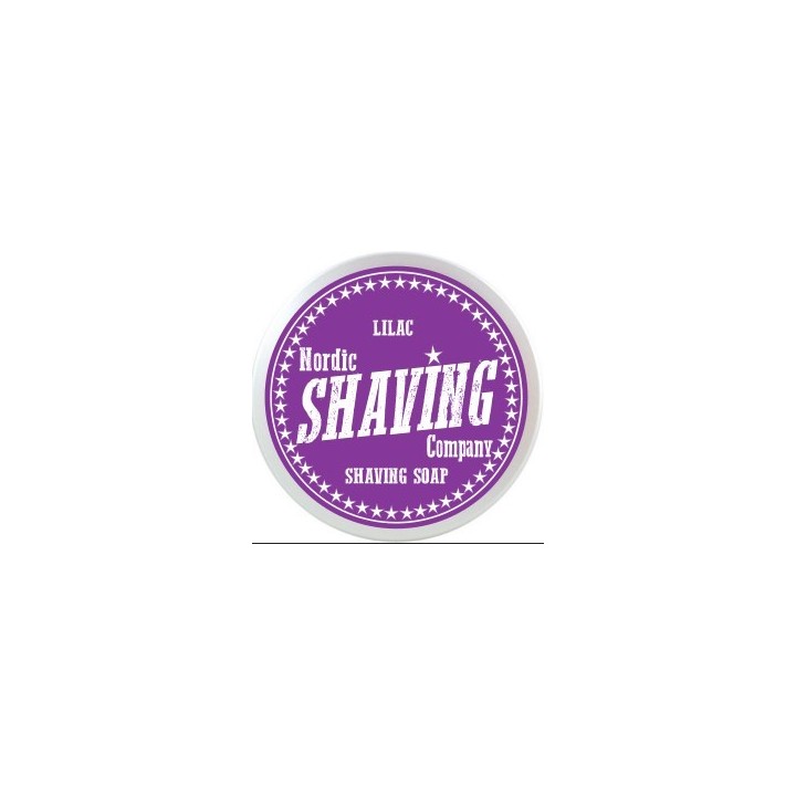 Nordic Shaving Soaps Lilac Shaving Soap 80g