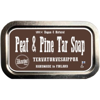 Nordic Shaving Peat & Pine Tar Soap 80g