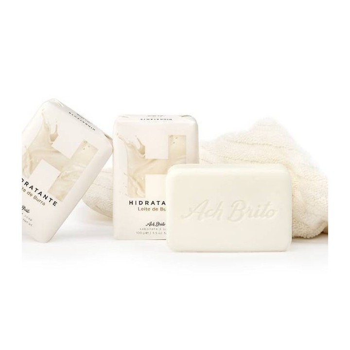 Jabón Hidratante Leche de Burra Ach Brito 100g