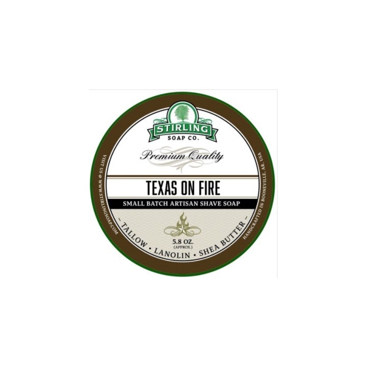Jabón de Afeitar Texas on Fire Stirling Soap Co 170ml