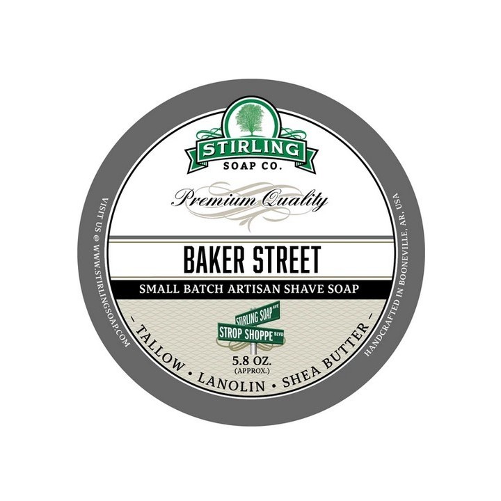 Jabón de Afeitar Baker Street Stirling Soap Co 170ml