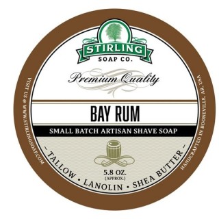 Jabón de Afeitar Bay Rum Stirling Soap Co 170ml