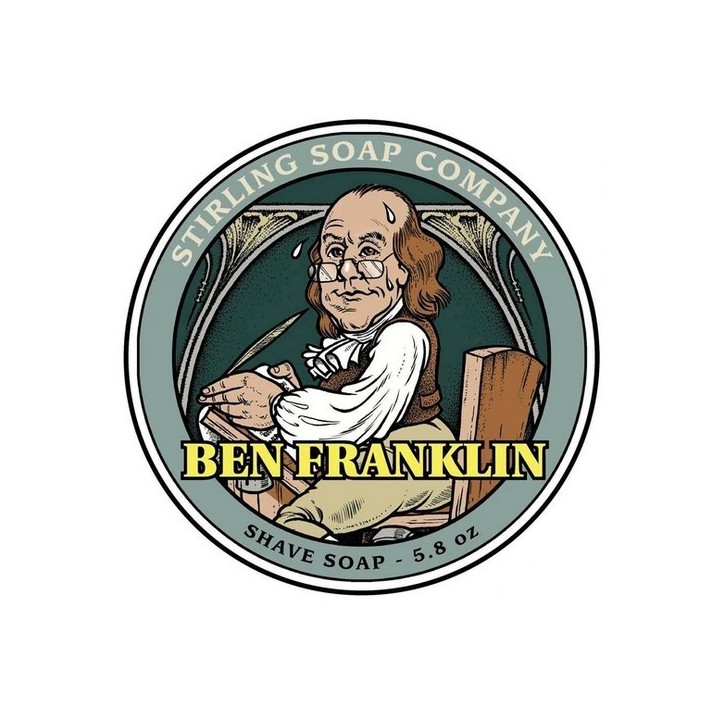 Stirling Soap Co Shaving Soap Ben Franklin 170ml