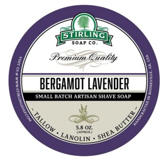 Jabón de Afeitar Bergamot Lavender Stirling Soap Co 170ml