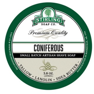 Stirling Soap Co Shaving Soap Coniferous 170ml