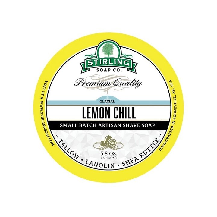 Stirling Soap Co Shaving Soap Glacial Lemon Chill 170ml