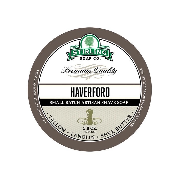 Stirling Soap Co Shaving Soap Haverford 170ml