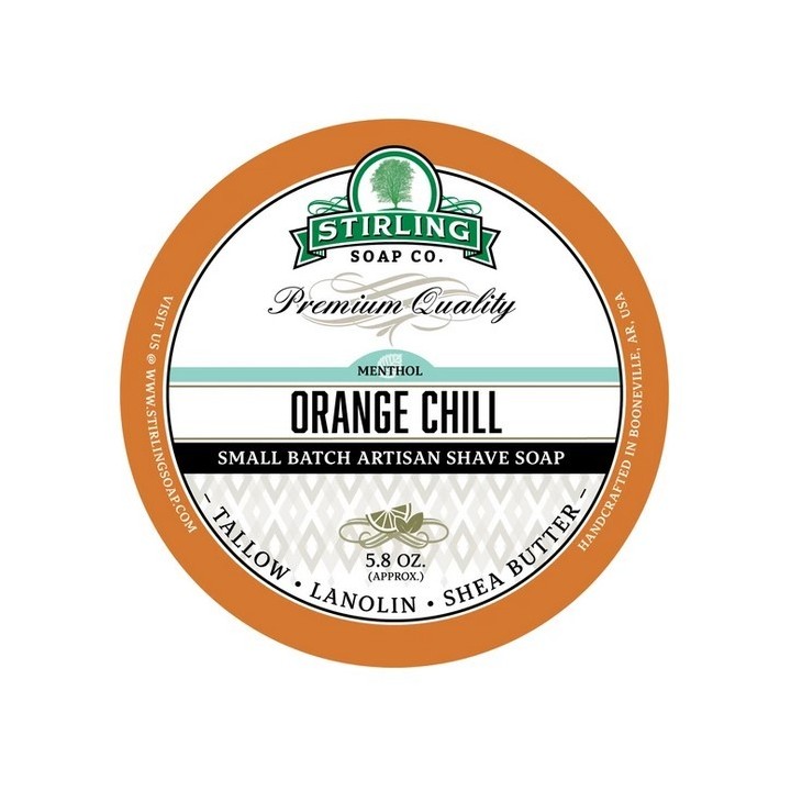 Stirling Soap Co Shaving Soap orange Chill 170ml