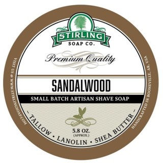 Jabón de Afeitar Sándalo Stirling Soap Co 170ml