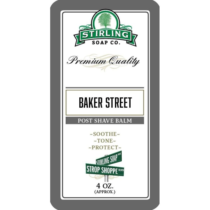 After Shave Bálsamo Baker Street Stirling Soap Co 118ml