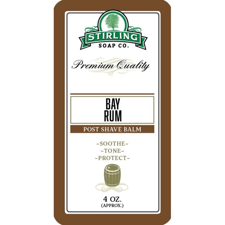 Stirling Soap Co Bay Rum After Shave Balm 118ml