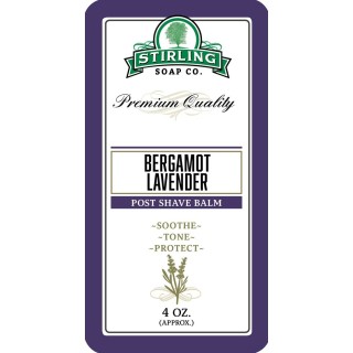 Stirling Soap Co Bergamot Lavender After Shave Balm 118ml