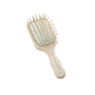 Acca Kappa Natura Beechwood Hairbrush travel-sized